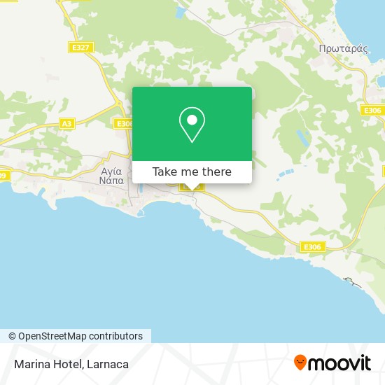 Marina Hotel map