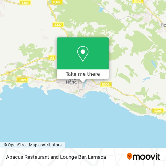 Abacus Restaurant and Lounge Bar map