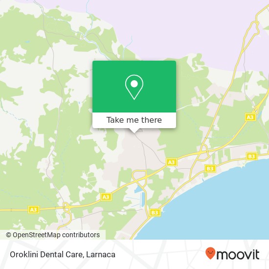 Oroklini Dental Care χάρτης
