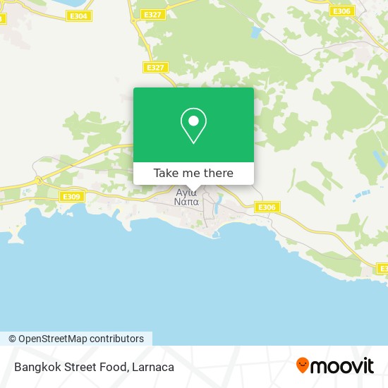 Bangkok Street Food map