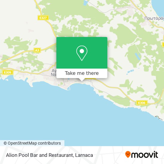 Alion Pool Bar and Restaurant χάρτης