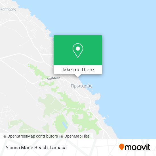 Yianna Marie Beach χάρτης