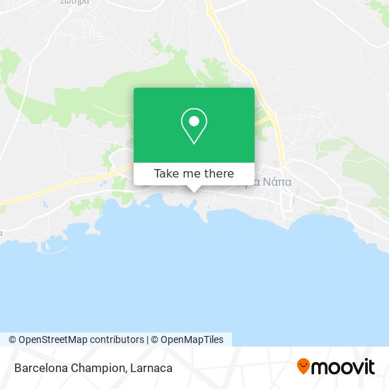 Barcelona Champion map