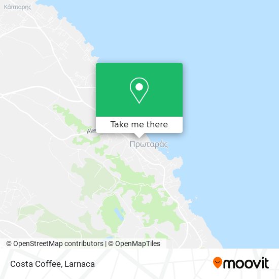 Costa Coffee χάρτης