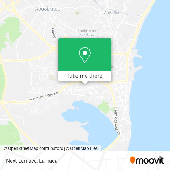 Next Larnaca χάρτης