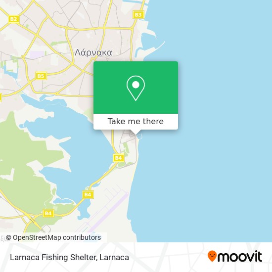 Larnaca Fishing Shelter χάρτης