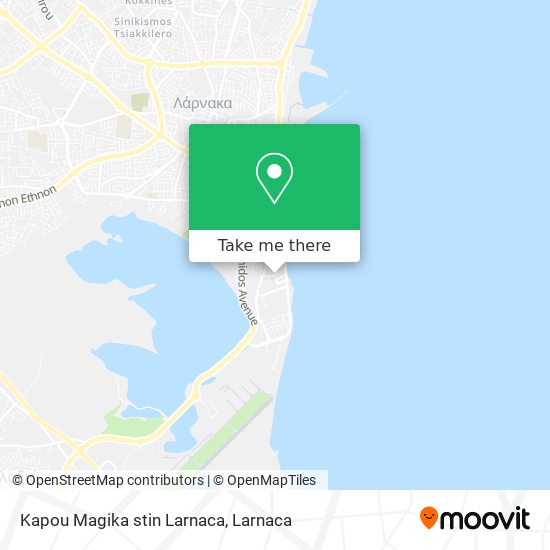 Kapou Magika stin Larnaca map