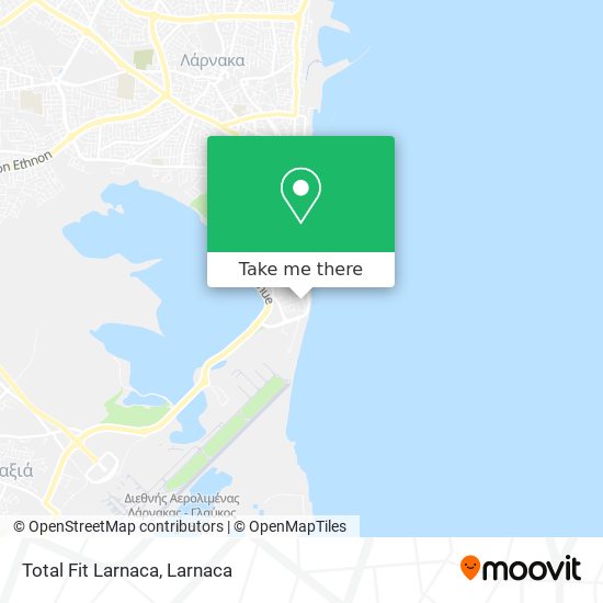 Total Fit Larnaca χάρτης