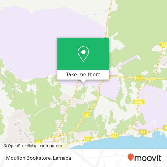 Mouflon Bookstore map