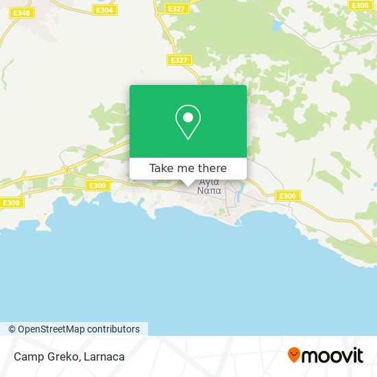 Camp Greko χάρτης