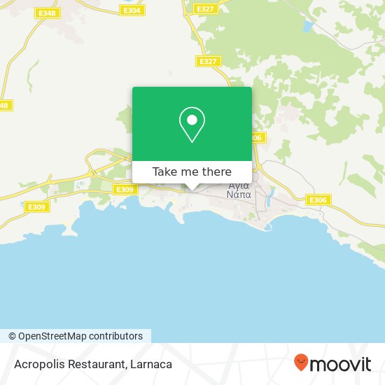Acropolis Restaurant χάρτης