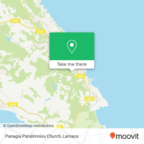 Panagia Paralimniou Church χάρτης