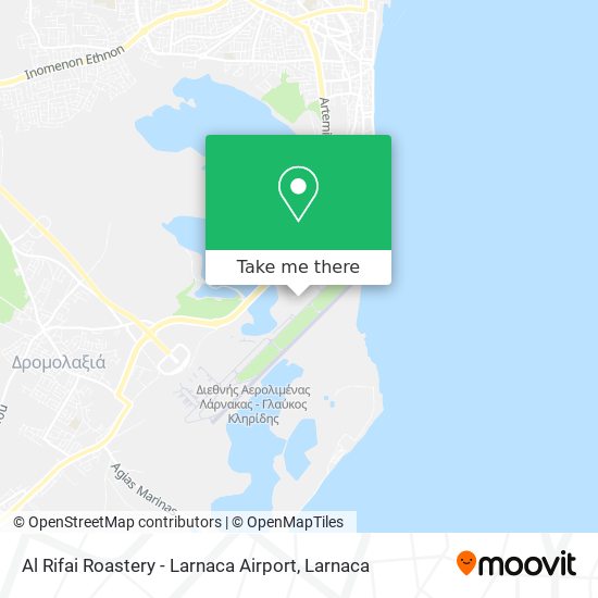 Al Rifai Roastery - Larnaca Airport χάρτης