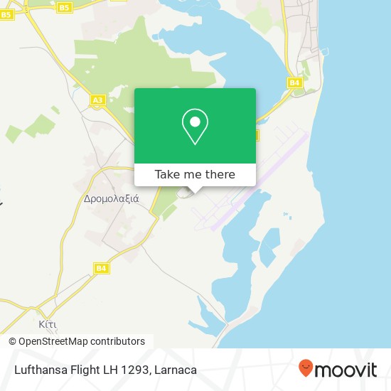 Lufthansa Flight LH 1293 map