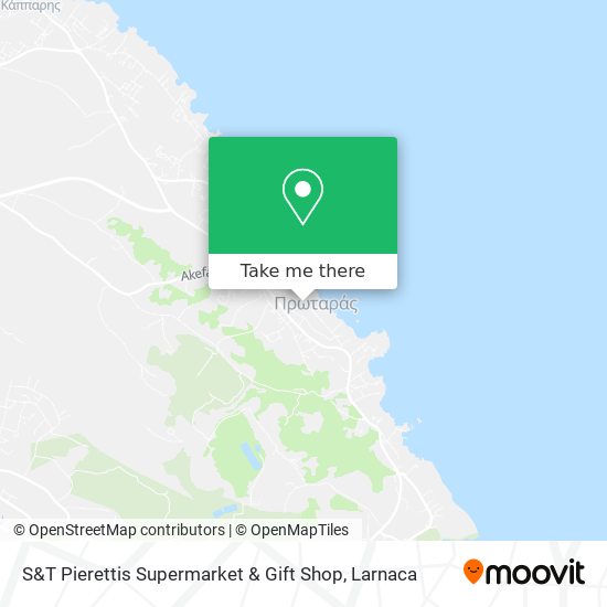 S&T Pierettis Supermarket & Gift Shop map