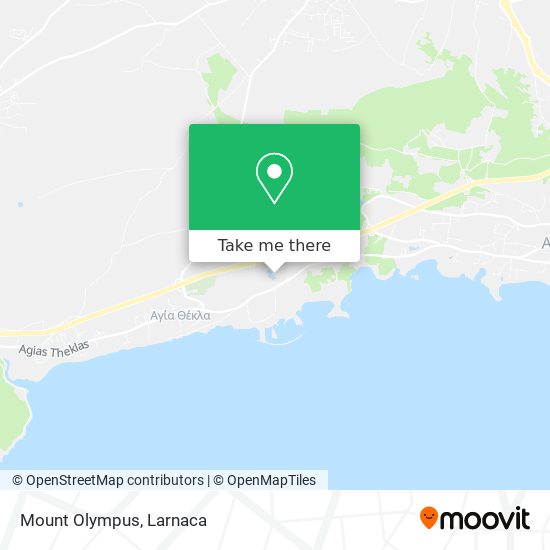 Mount Olympus χάρτης