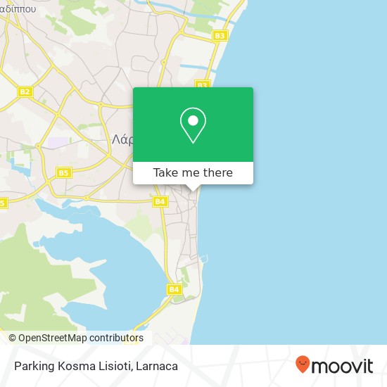 Parking Kosma Lisioti map