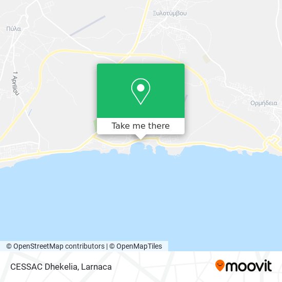 CESSAC Dhekelia χάρτης