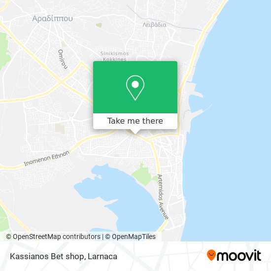 Kassianos Bet shop χάρτης