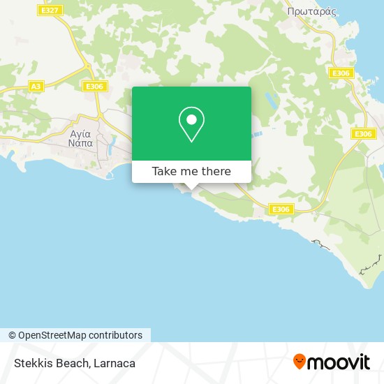 Stekkis Beach map