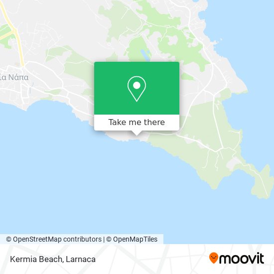 Kermia Beach χάρτης