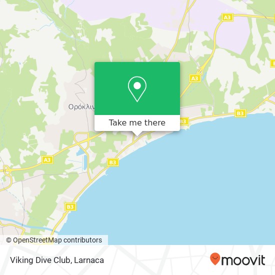 Viking Dive Club map