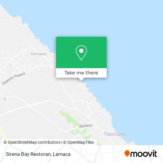 Sirena Bay Restoran χάρτης