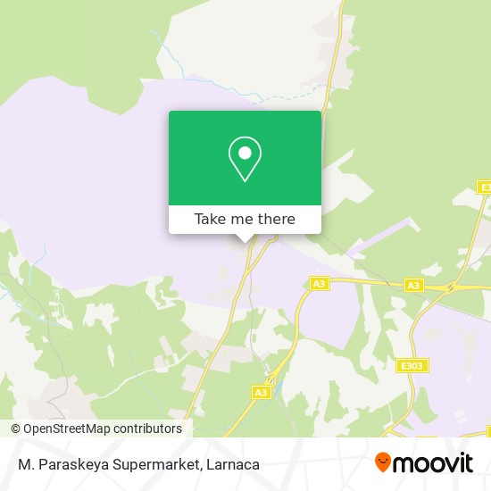 M. Paraskeya Supermarket χάρτης