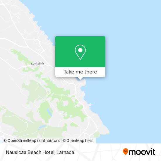 Nausicaa Beach Hotel χάρτης