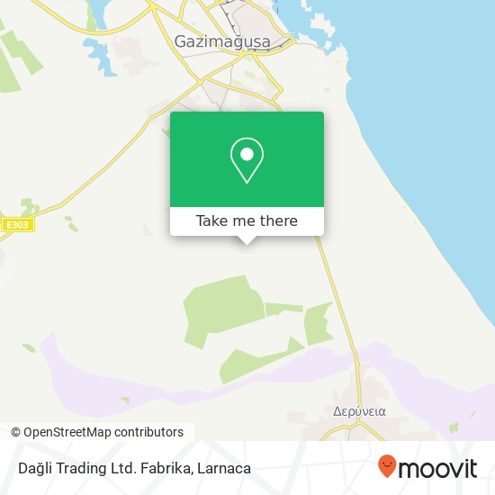 Dağli Trading Ltd. Fabrika χάρτης