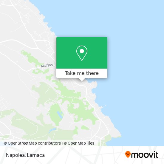 Napolea χάρτης