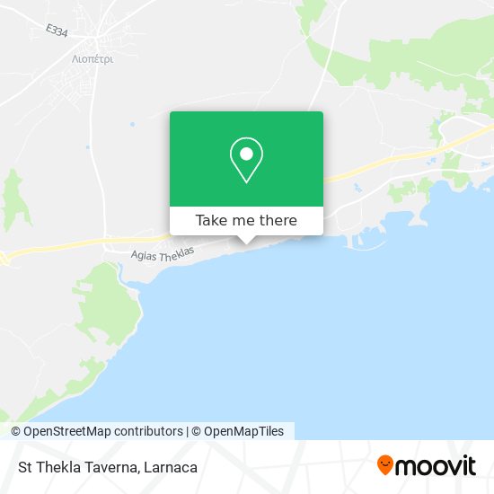 St Thekla Taverna χάρτης