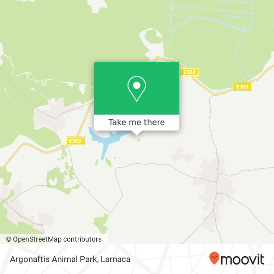 Argonaftis Animal Park χάρτης