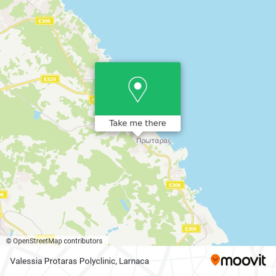 Valessia Protaras Polyclinic map