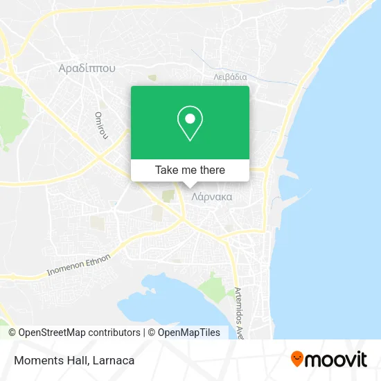 Moments Hall map