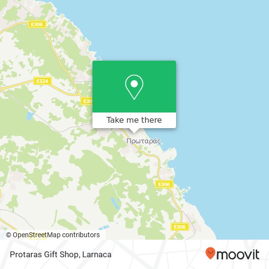 Protaras Gift Shop map