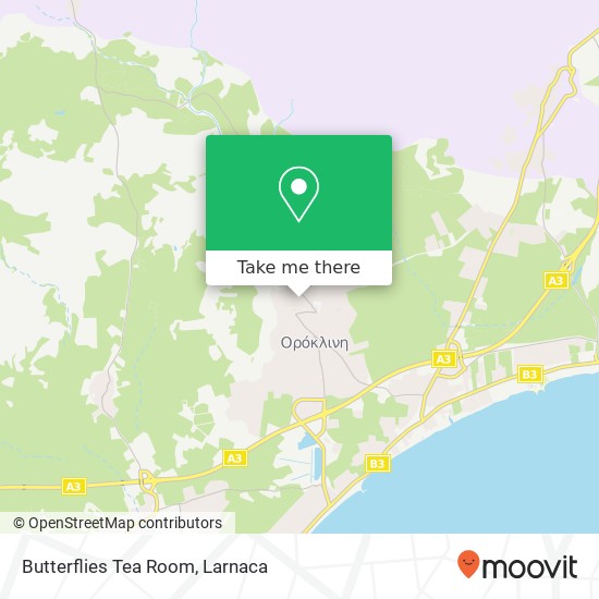 Butterflies Tea Room χάρτης