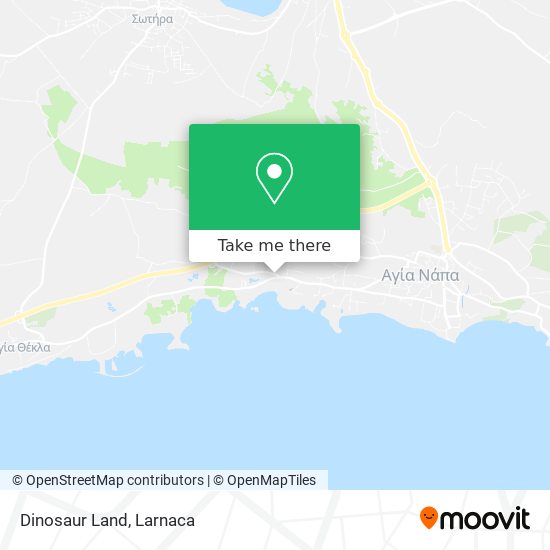 Dinosaur Land χάρτης