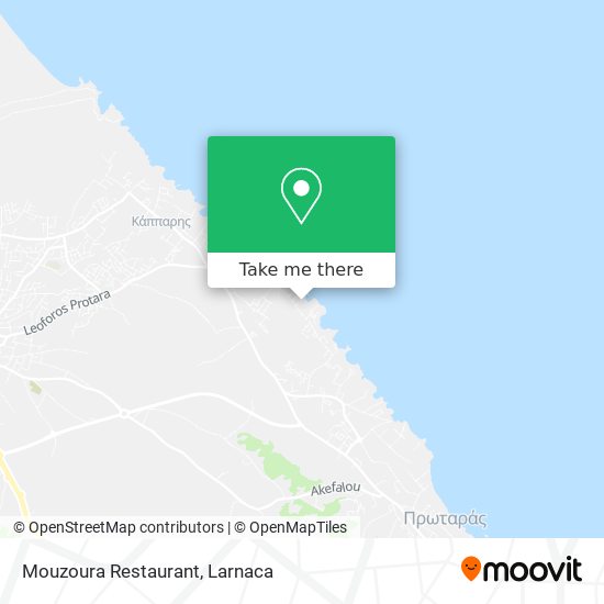 Mouzoura Restaurant χάρτης