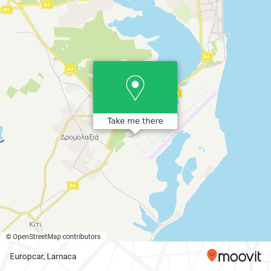 Europcar map