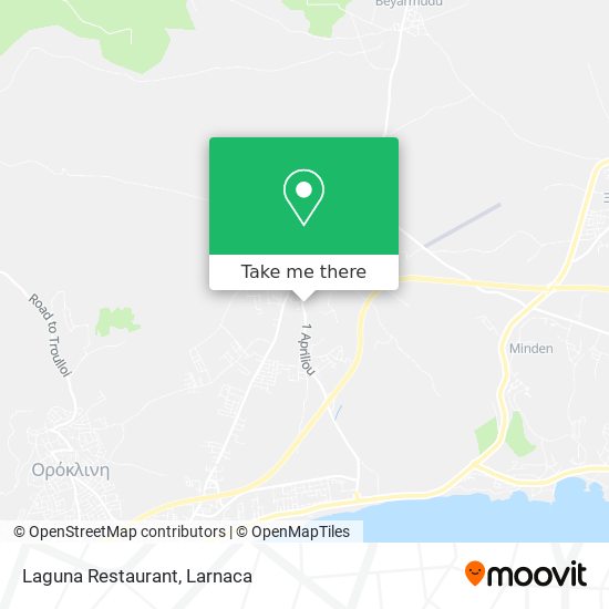 Laguna Restaurant χάρτης
