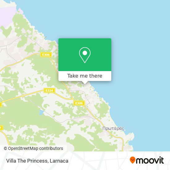 Villa The Princess χάρτης