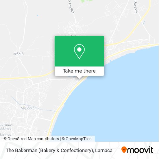 The Bakerman (Bakery & Confectionery) map