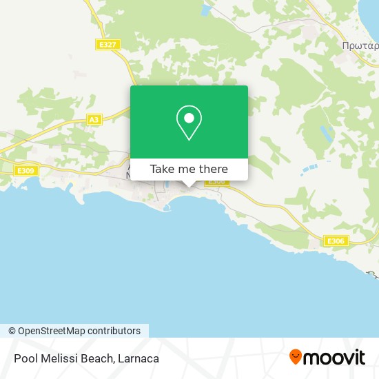 Pool Melissi Beach χάρτης