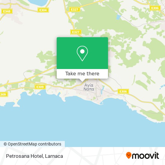 Petrosana Hotel χάρτης