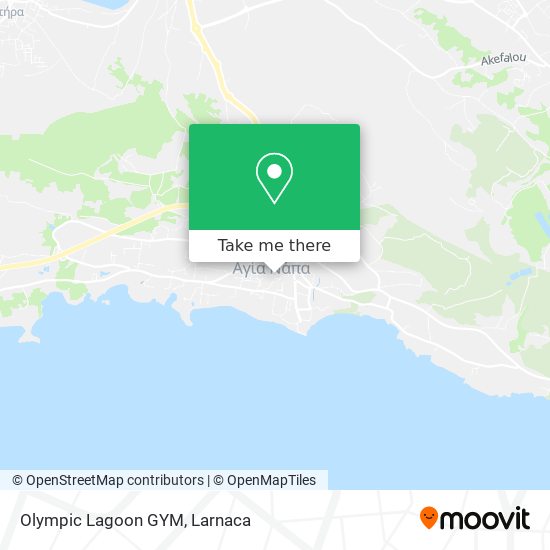 Olympic Lagoon GYM χάρτης