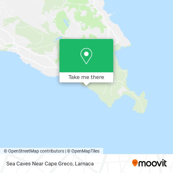 Sea Caves Near Cape Greсo map