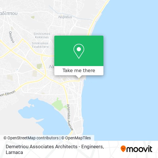 Demetriou Associates Architects - Engineers χάρτης
