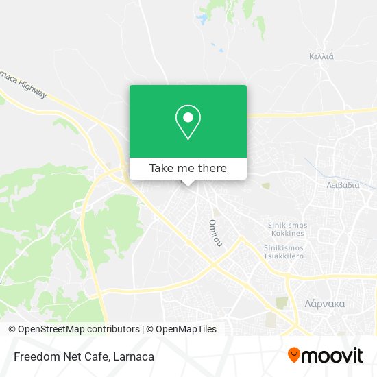 Freedom Net Cafe map
