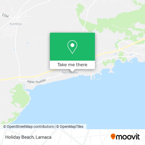 Holiday Beach χάρτης